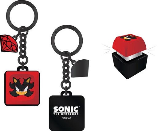 Sonic X Shadow Fidget Keycap Keychain