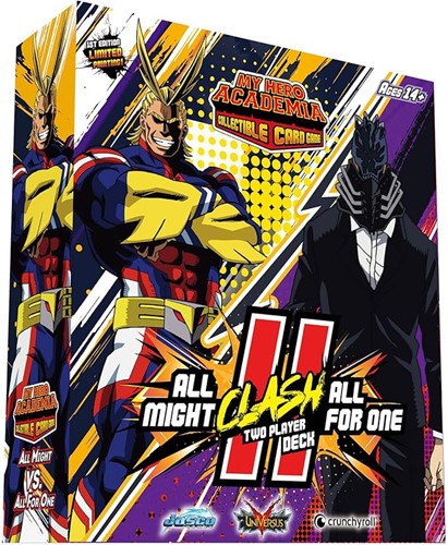 My Hero Academia Collectible Card Game: All Might vs All For One Two Play Clash Deck