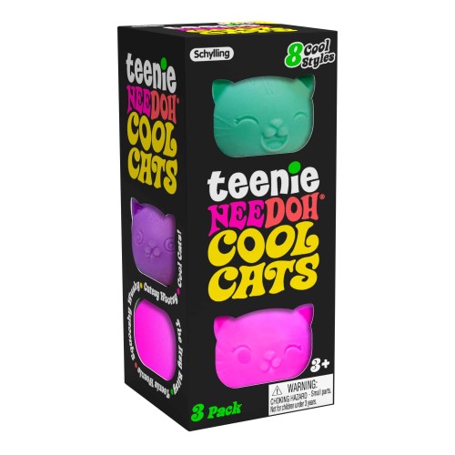NeeDoh: Teenie Cool Cat (3 Pack)
