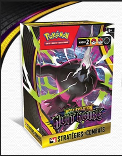 Pokemon Trading Card Game: Mega Evolution Pitch Black Build & Battle Box (Français)