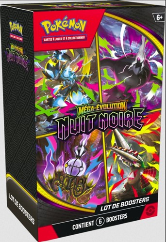 Pokemon Trading Card Game: Mega Evolution Pitch Black Booster Bundle (Français)