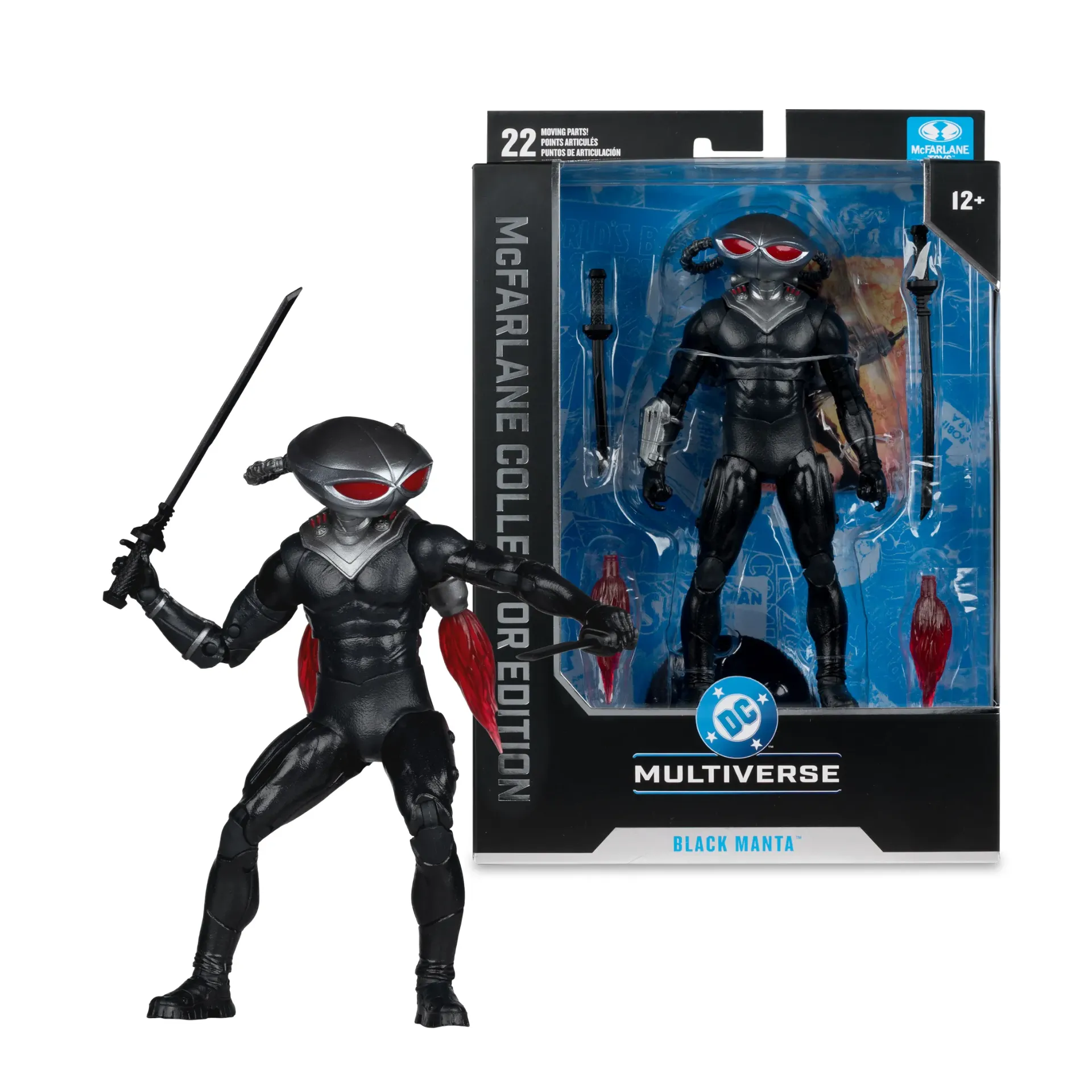 DC Multiverse Black Manta (DC Classic) 7-Inch Deluxe Action Figure McFarlane Collector Edition #68