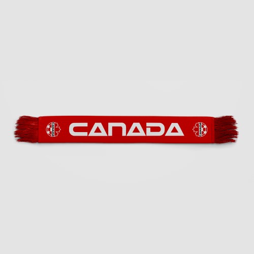Canada Soccer House Scarf - Red
