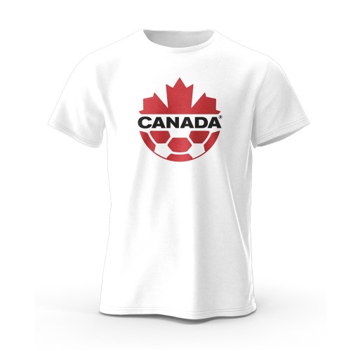 T-shirt blanc Canada Soccer House pour homme