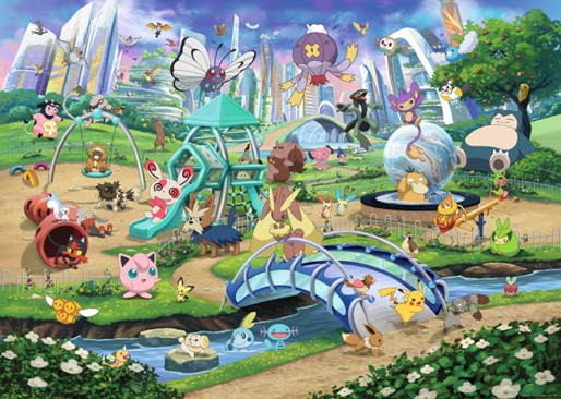 Ravensburger Pokemon Breakout: Eevee Park - 1000 Piece Puzzle