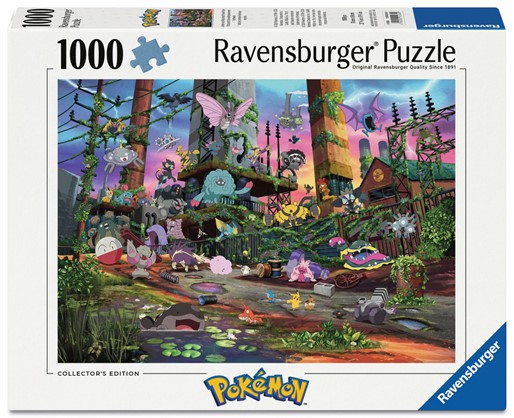 Ravensburger Pokemon Jolteon & Reclaimed Power Plant - 1000 Piece Puzzle
