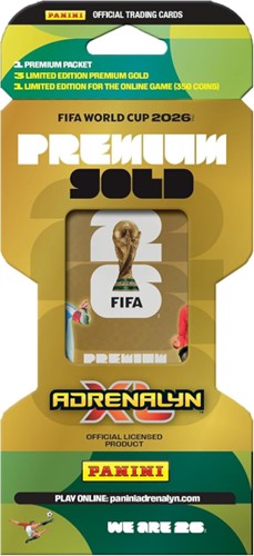Panini FIFA World Cup 2026 Adrenalyn XL Premium Gold Card Pack