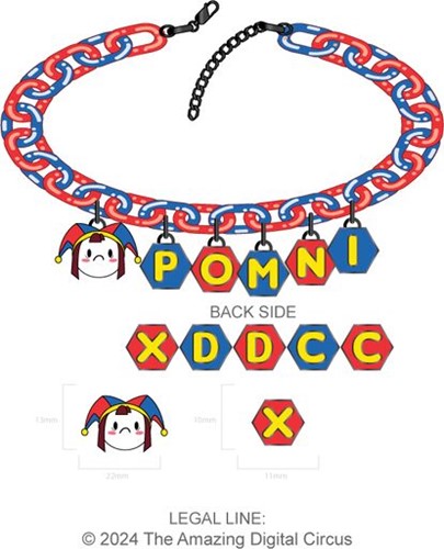 Amazing Digital Circus Pomni Charm Bracelet