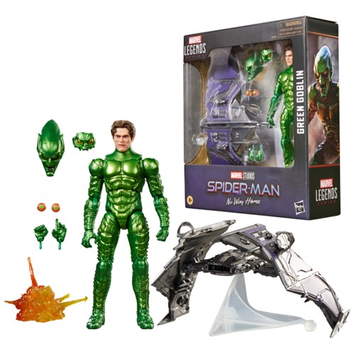 Marvel Legends Series Green Goblin, Spider-Man: No Way Home Deluxe 6-Inch Action Figure Set