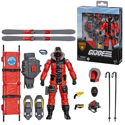 G.I. Joe Classified Series Legacy Collection: Action Joe - Avalanche Response Action Figure Set