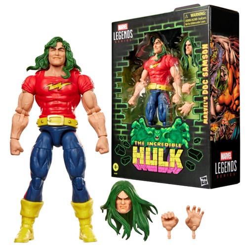 Marvel Legends Series Marvel's Doc Samson, Incredible Hulk Comics Action Figure