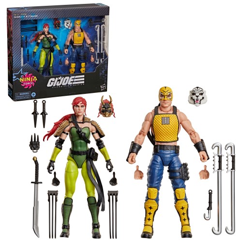 G.I. Joe Classified Series #212, Ninja Force Scarlett and T'Jbang