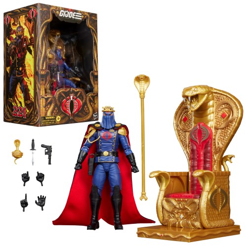 G.I. Joe Classified Series #221, Cobra Commander in Dress Uniform & Throne