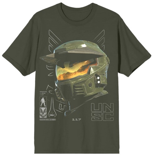 T-shirt vert Halo Master Chief