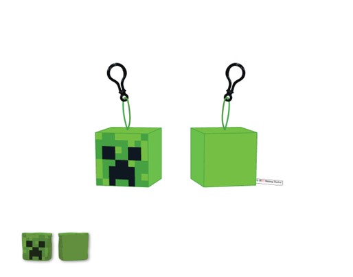 Minecraft Creeper Plush Keychain