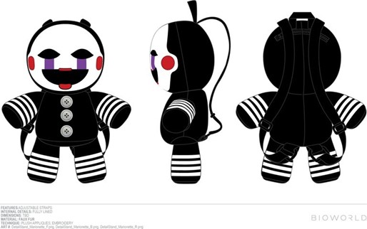 Friday Night at Freddy's Marionette Plush