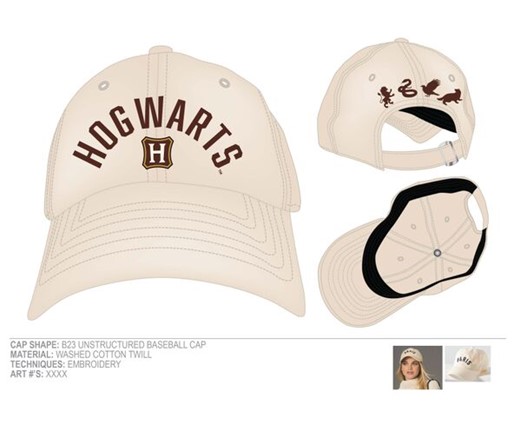 Harry Potter Hogwarts H House Icons Cap