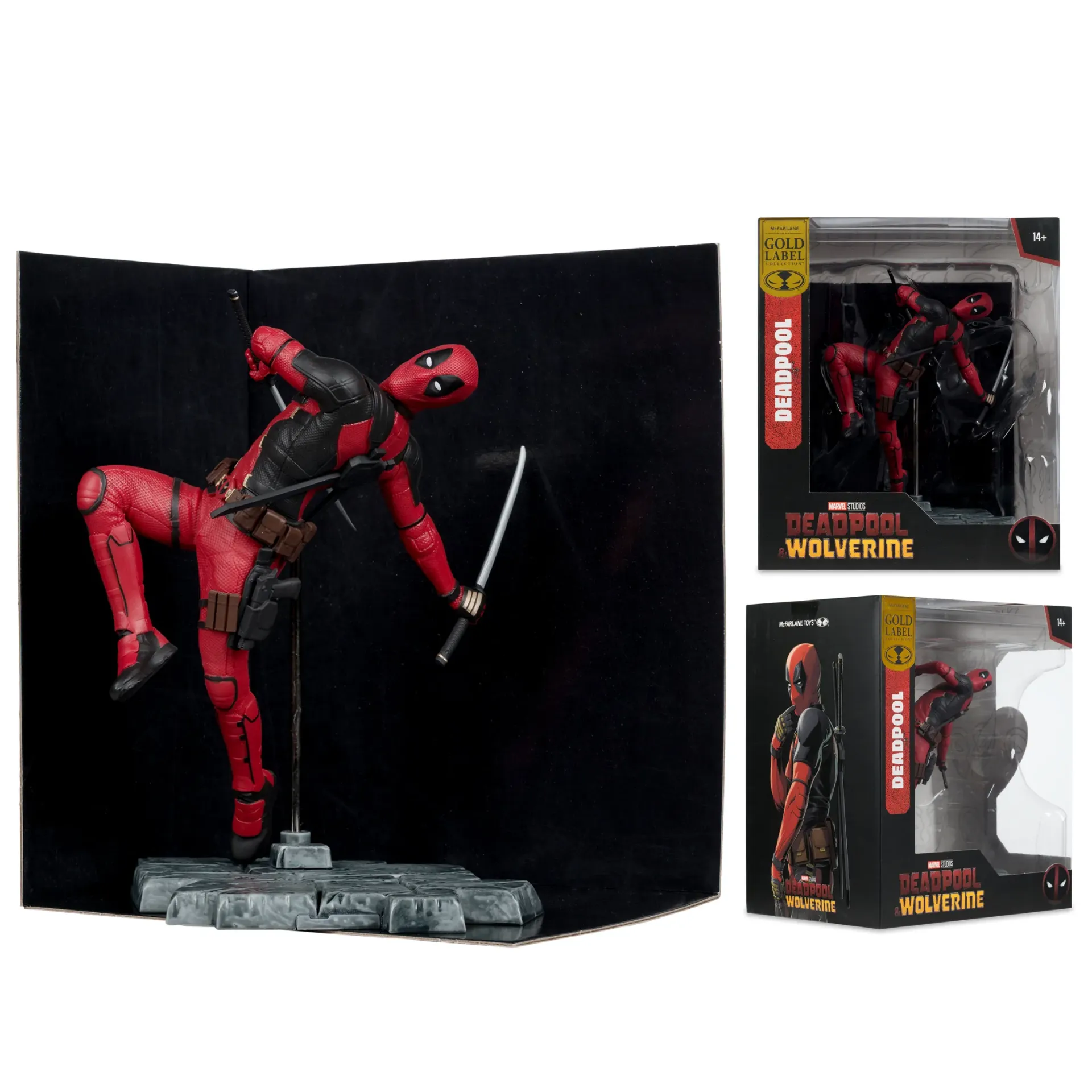 Marvel Studios Deadpool (Deadpool & Wolverine) 1:10th Scale Collectible Gold Label McFarlane Toys
