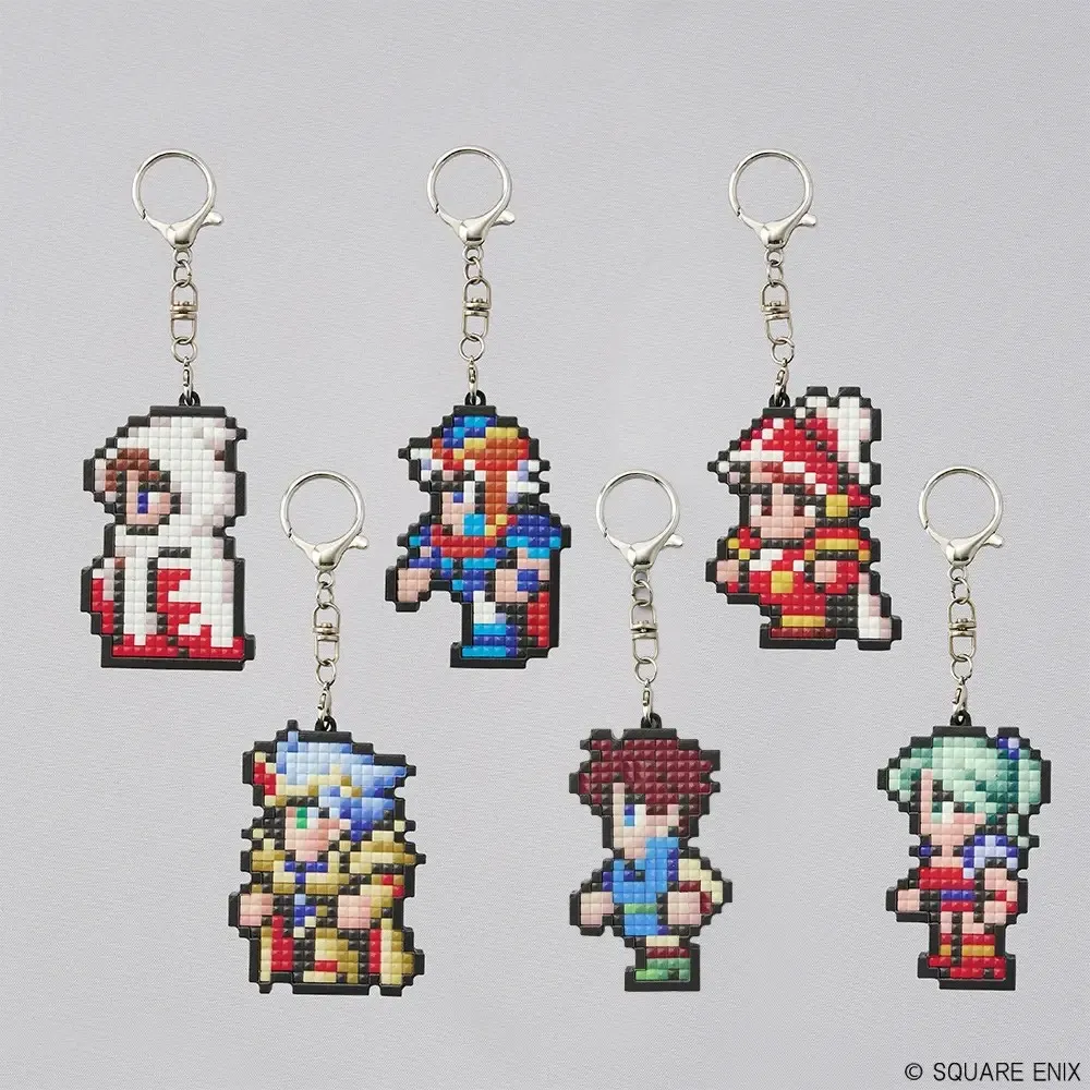Final Fantasy Pixel Keychain Collection