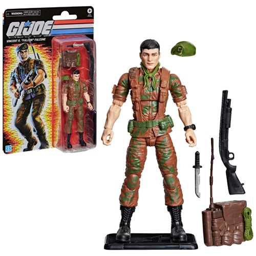 G.I. Joe Classified Series Retro Cardback Vincent R. ""Falcon"" Falcone Action Figure