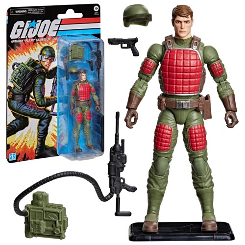 G.I. Joe Classified Series Retro Cardback Anthony ""Flash"" Gambello Action Figure