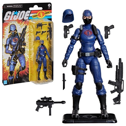 G.I. Joe Classified Series Retro Cardback Cobra Valkyrie Action Figure