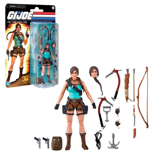 G.I. Joe Classified Series Retro Cardback Collaborative Lara Croft TOMB RAIDER