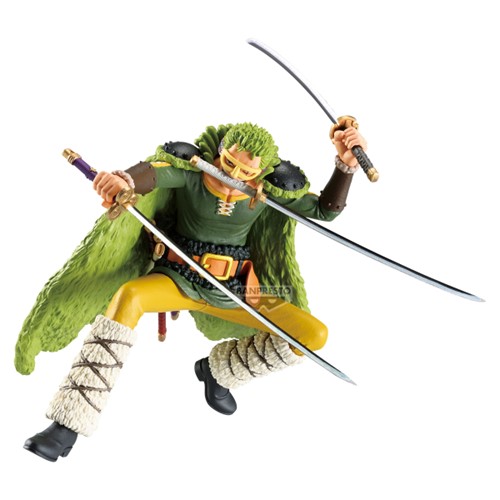 One Piece Cross Posing Roronoa Zoro Statue