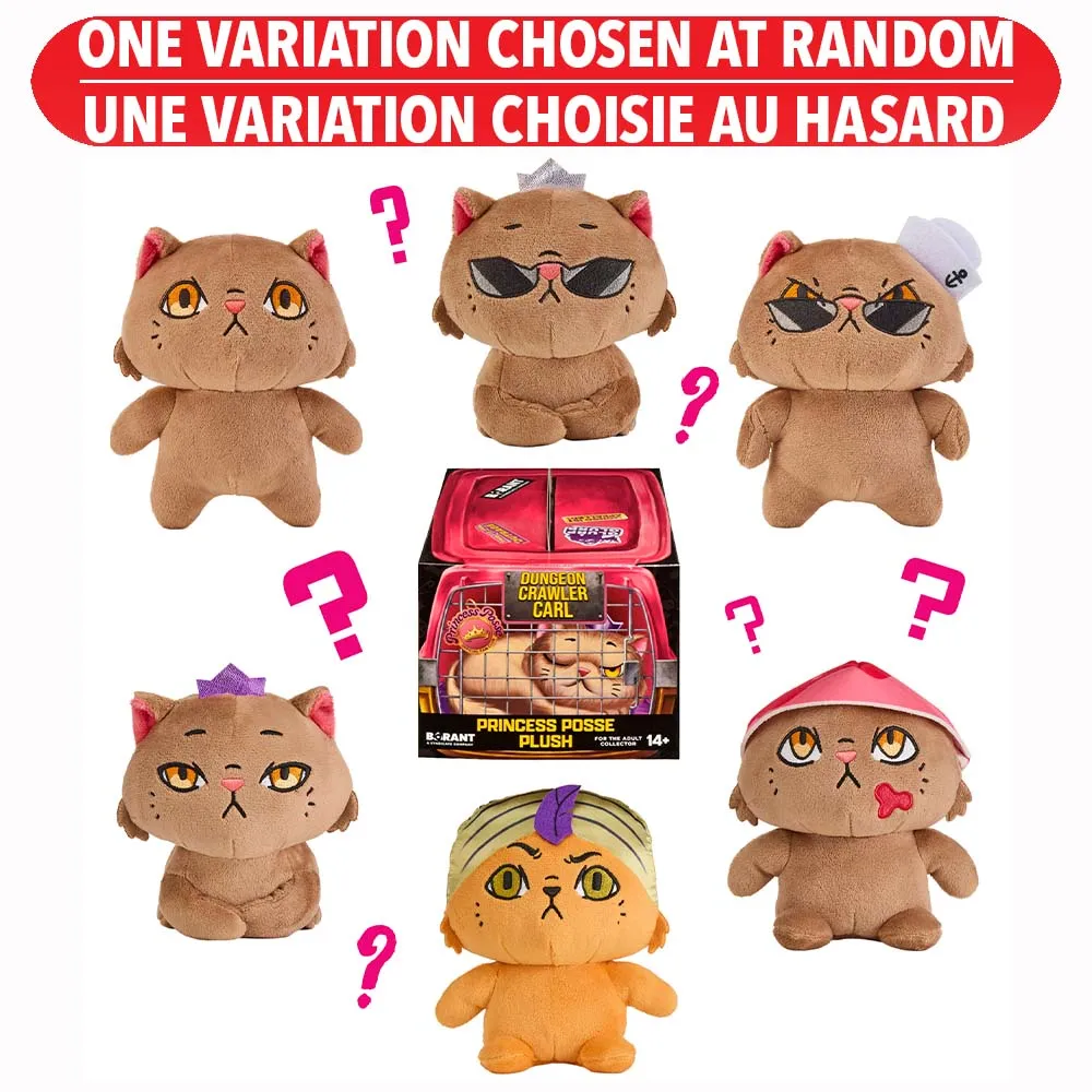 Peluche Dungeon Crawler Carl Princess Posse Variée - Une variation choisie au hasard