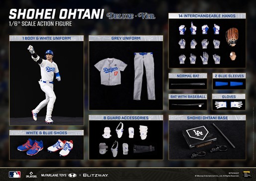 MLB Shohei Ohtani (Deluxe Version) 7-Inch Action Figure McFarlane Sportspicks