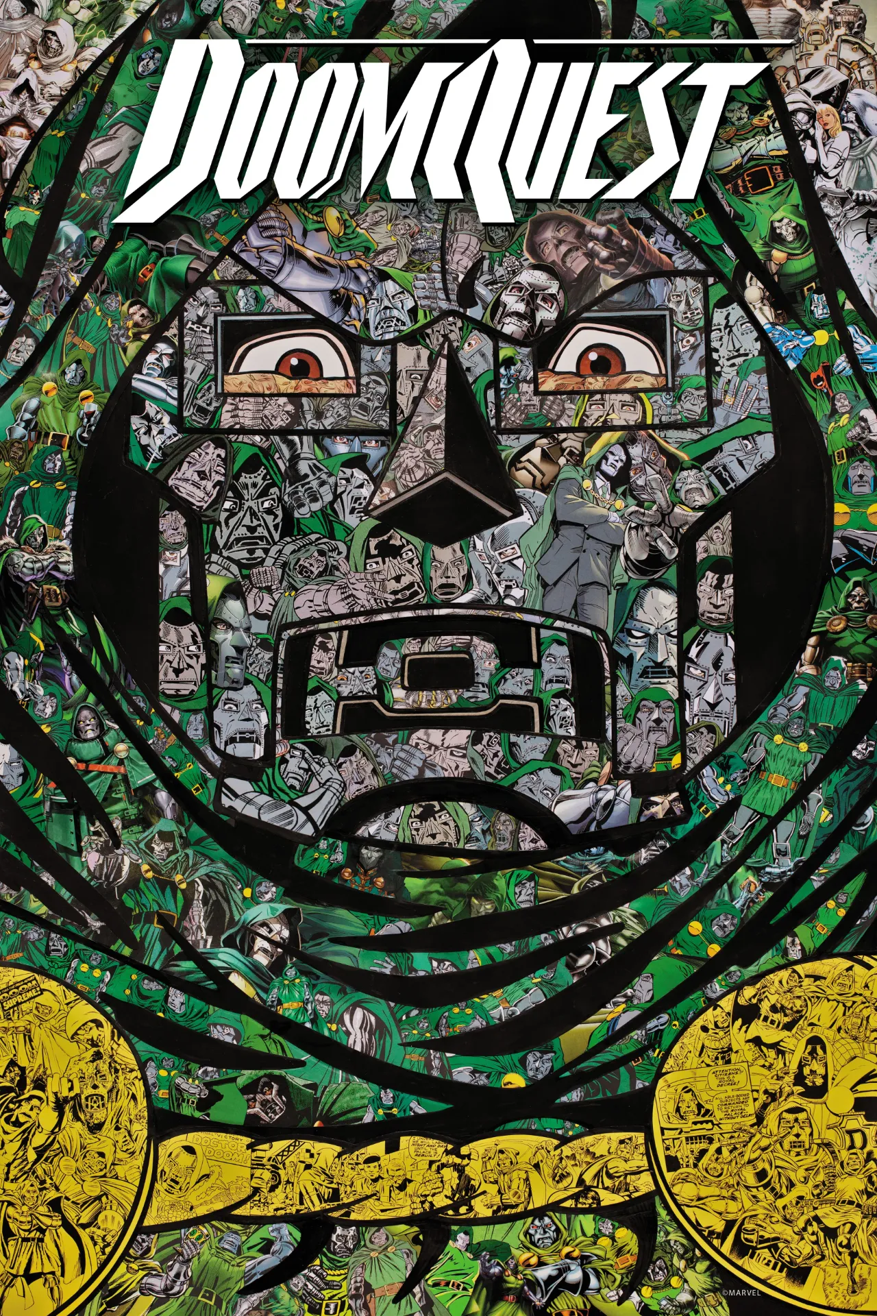 Marvel Doctor Doom: Doomquest #1 Cover 300-Piece 3D Lenticular Puzzle - NYCC Exclusive