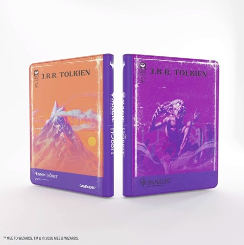 Magic The Gathering: The Hobbit Gollum, Riddle Master/The Lonely Mountain 18-Pocket Zip-Up Album