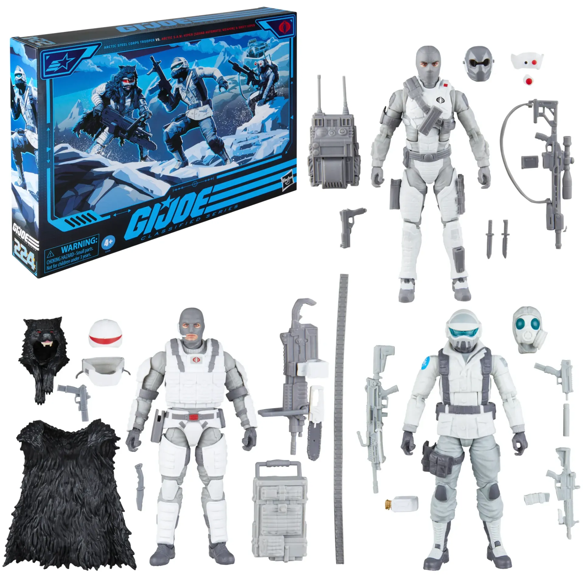 G.I. Joe Classified Series Arctic Battle 3-Pack - Pulse EB Exclusive!