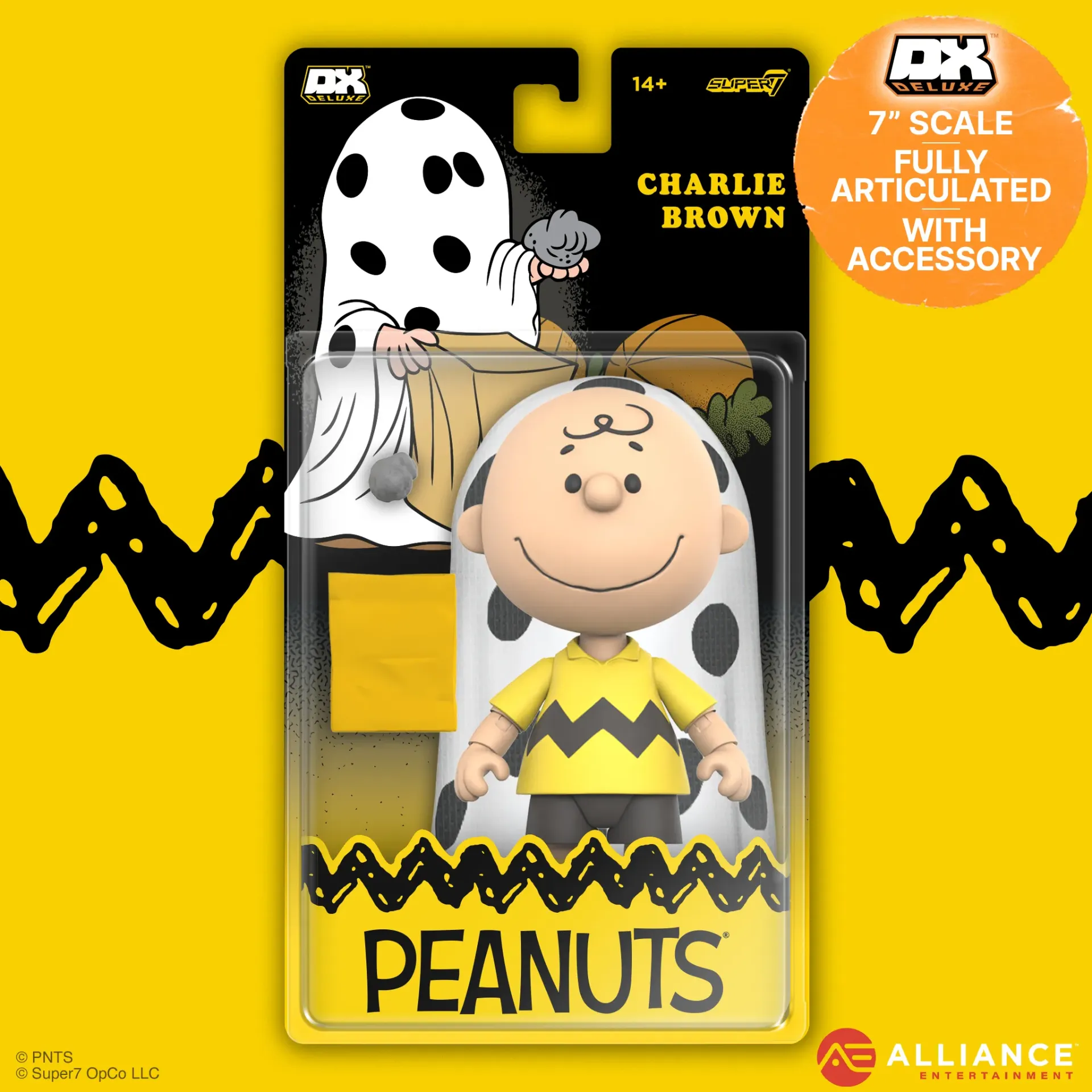 Peanuts DELUXE Wave 01 - Charlie Brown (with Ghost Sheet)