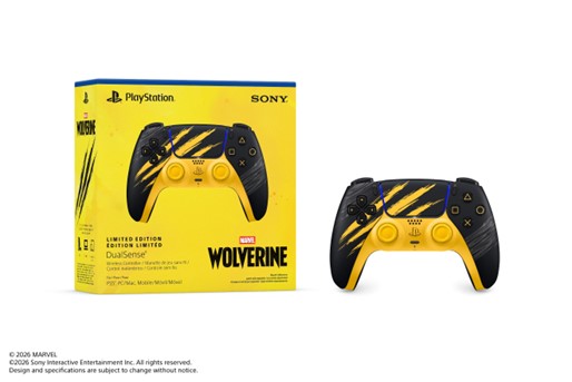 DualSense® Wireless Controller – Marvel’s Wolverine Battle Yellow Limited Edition