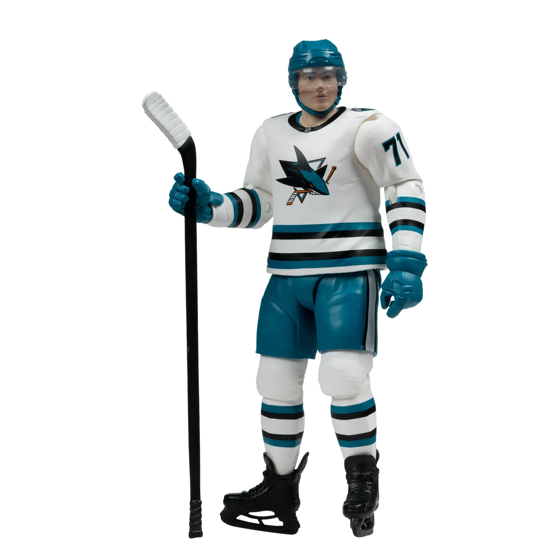 NHL 6" Macklin Celebrini (San Jose Sharks) (White Jersey) (NHL 27) - EB Games Canada Exclusive!