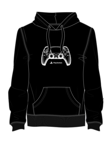 Sweat à capuche manette PlayStation - P