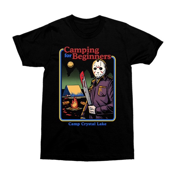 Friday the 13th Jason Camping for Beginners T-Shirt