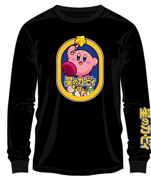 Kirby Long Sleeve T-Shirt Noir - P