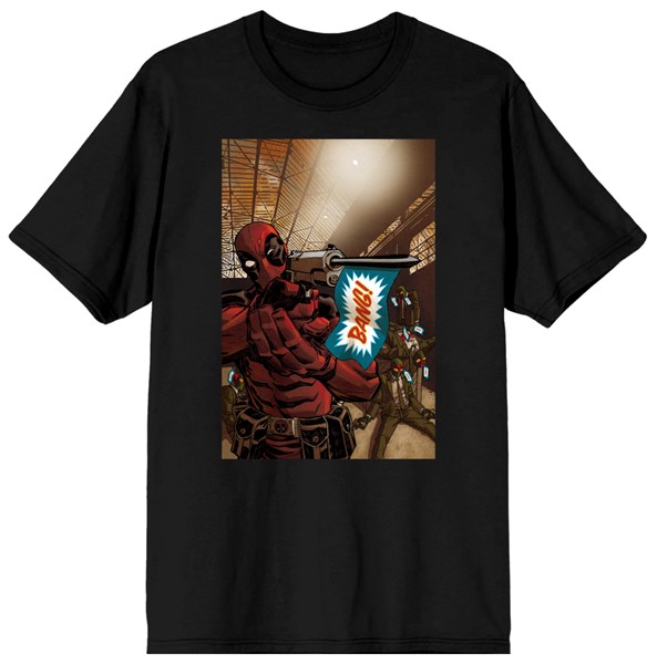 Deadpool “BANG” Graphic Black Tee