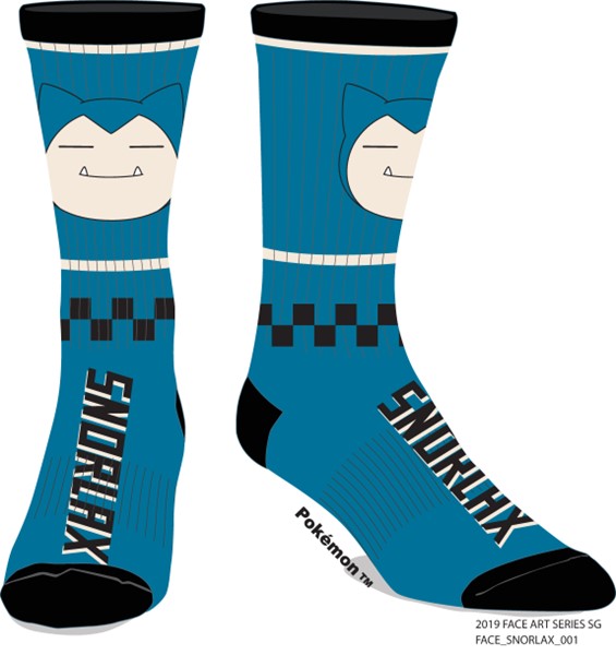 Pokemon Snorlax Mens Socks