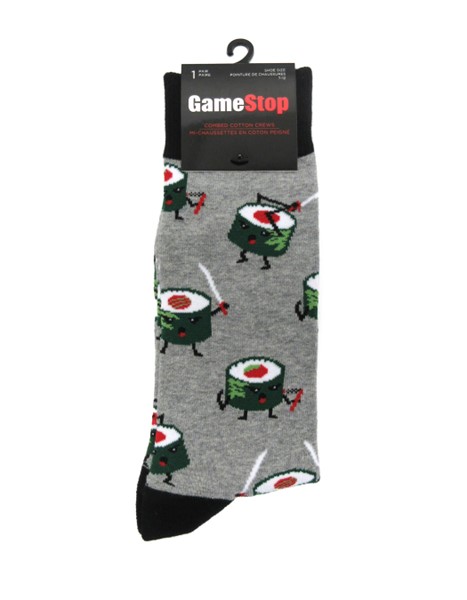 GameStop : Chaussettes Ninja Sushi