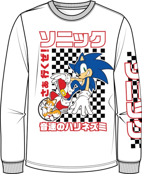 Sonic Kanji Long Sleeve T-shirt - P