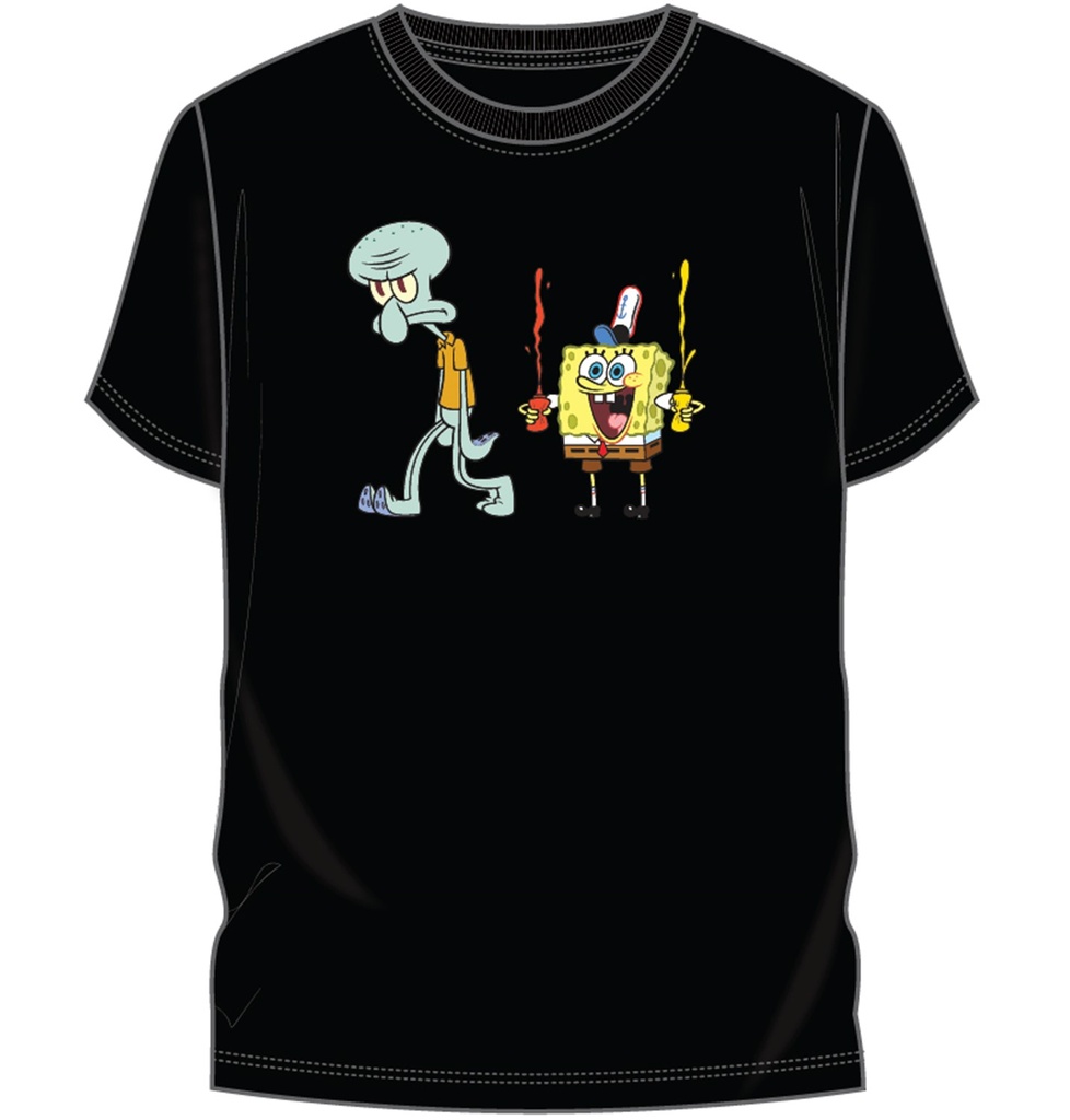 SpongeBob SquarePants - Mens and Squidward Tee P