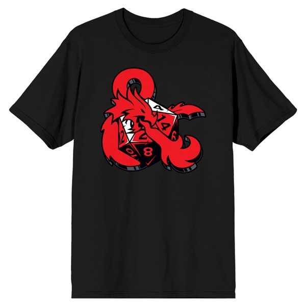 Dungeons & Dragons T-Shirt rouge à dés -P