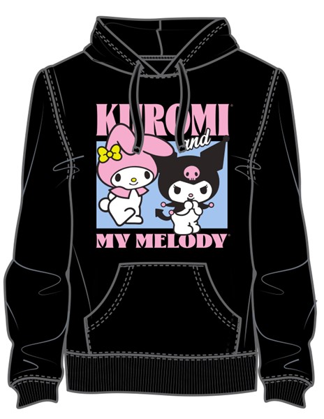 Kuromi My Melody - Sweat à capuche P