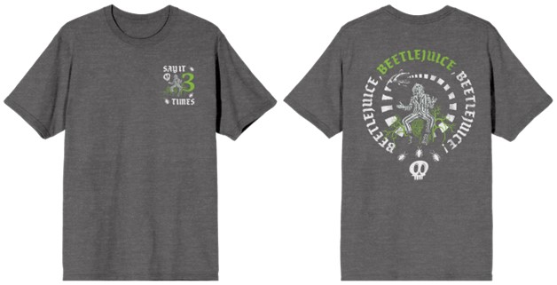 Beetlejuice Say it 3X 2-sided Tee - P