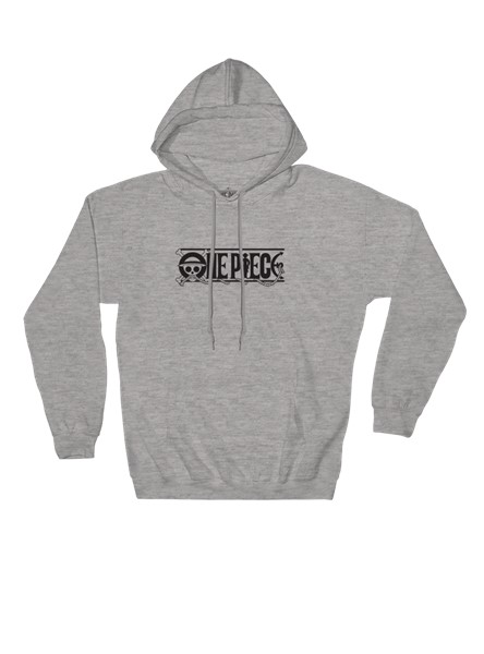 One Piece : Sweat à capuche avec logos de crâne personnage - P