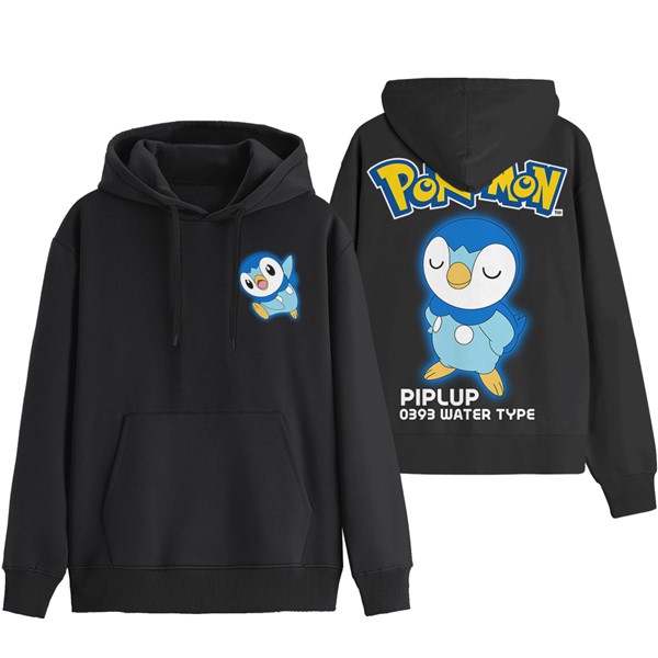Sweat à capuche double face Piplup - P