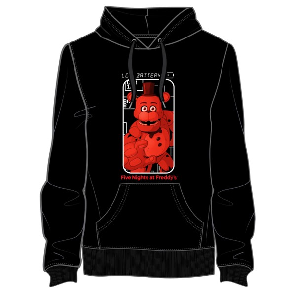 Five Nights at Freddy's : Sweat à capuche Freddy rouge - P